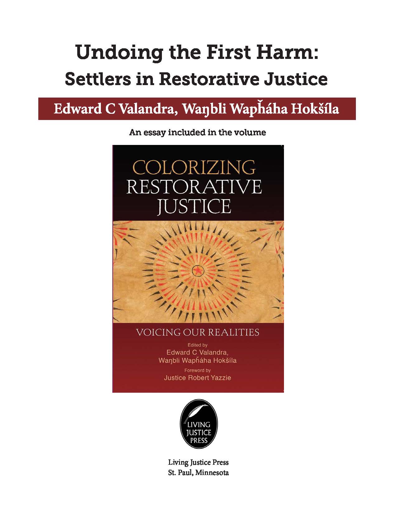 What No One Tells You About Restorative Justice Indigenous